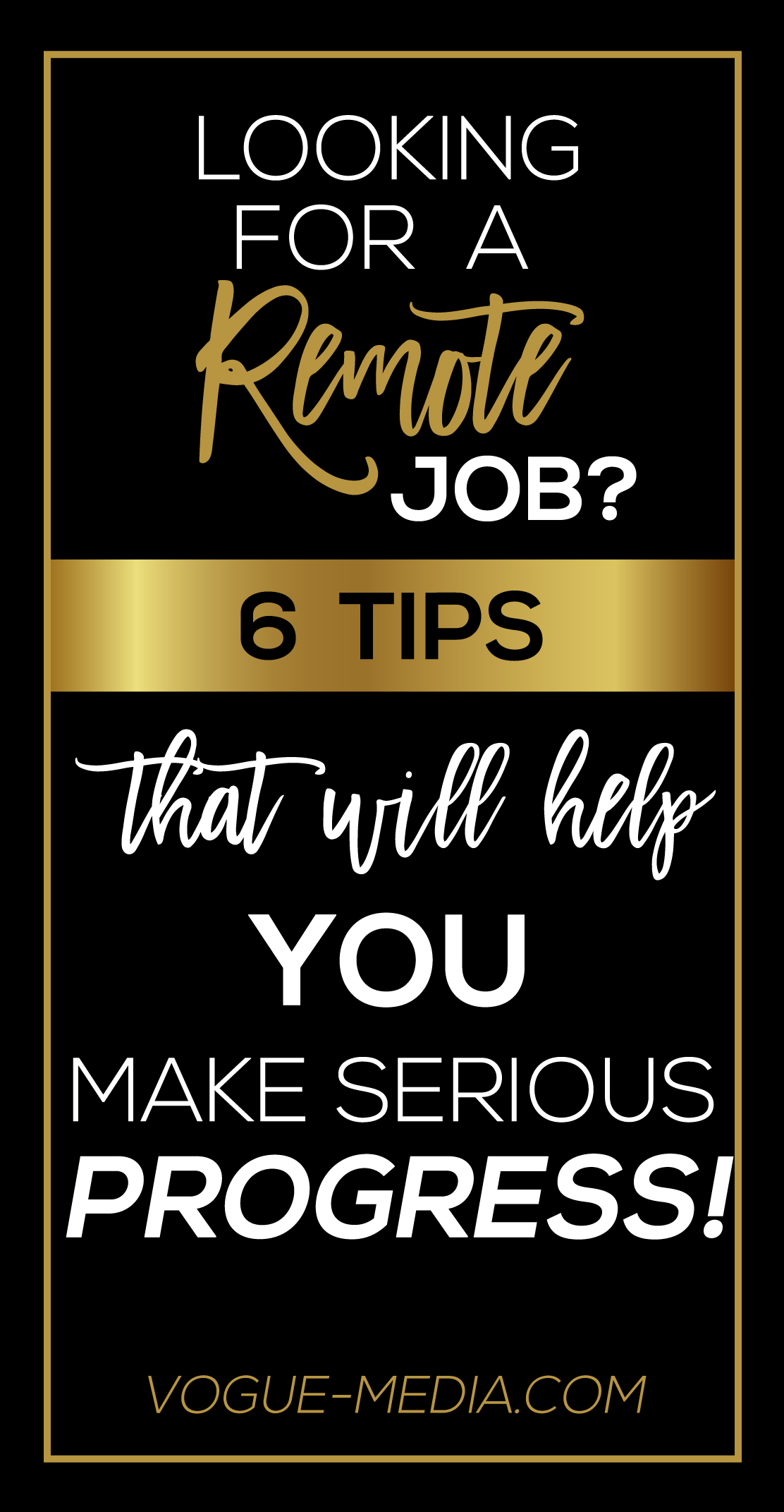 Remote Job Tips