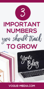 important numbers to track to grow your blog