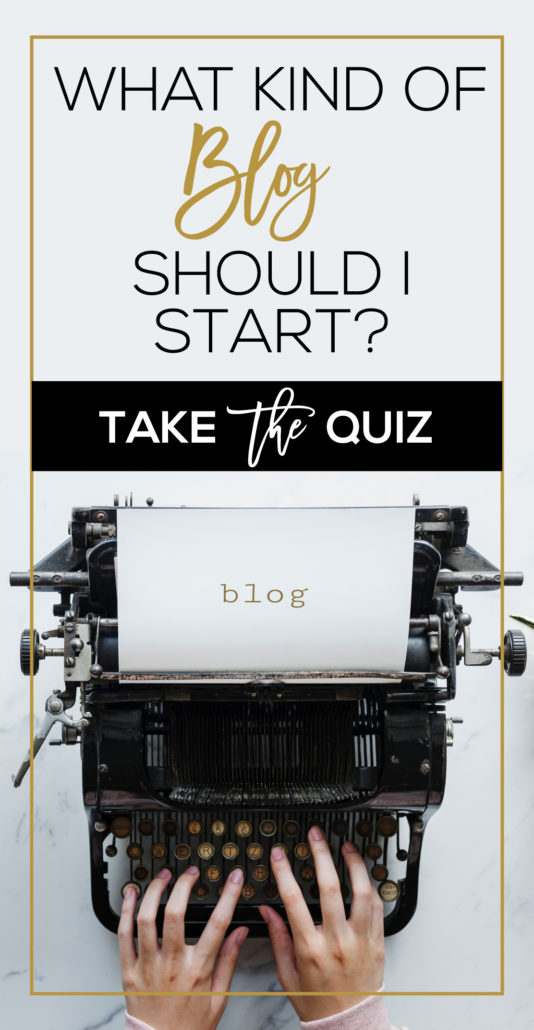 What kind of blog should I start?