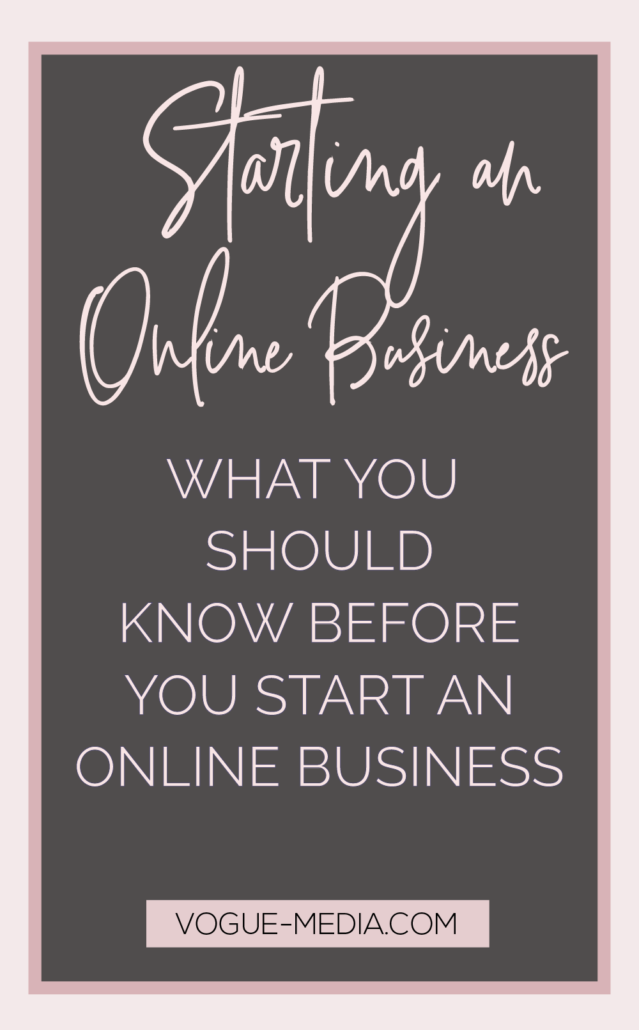 Starting an Online Business