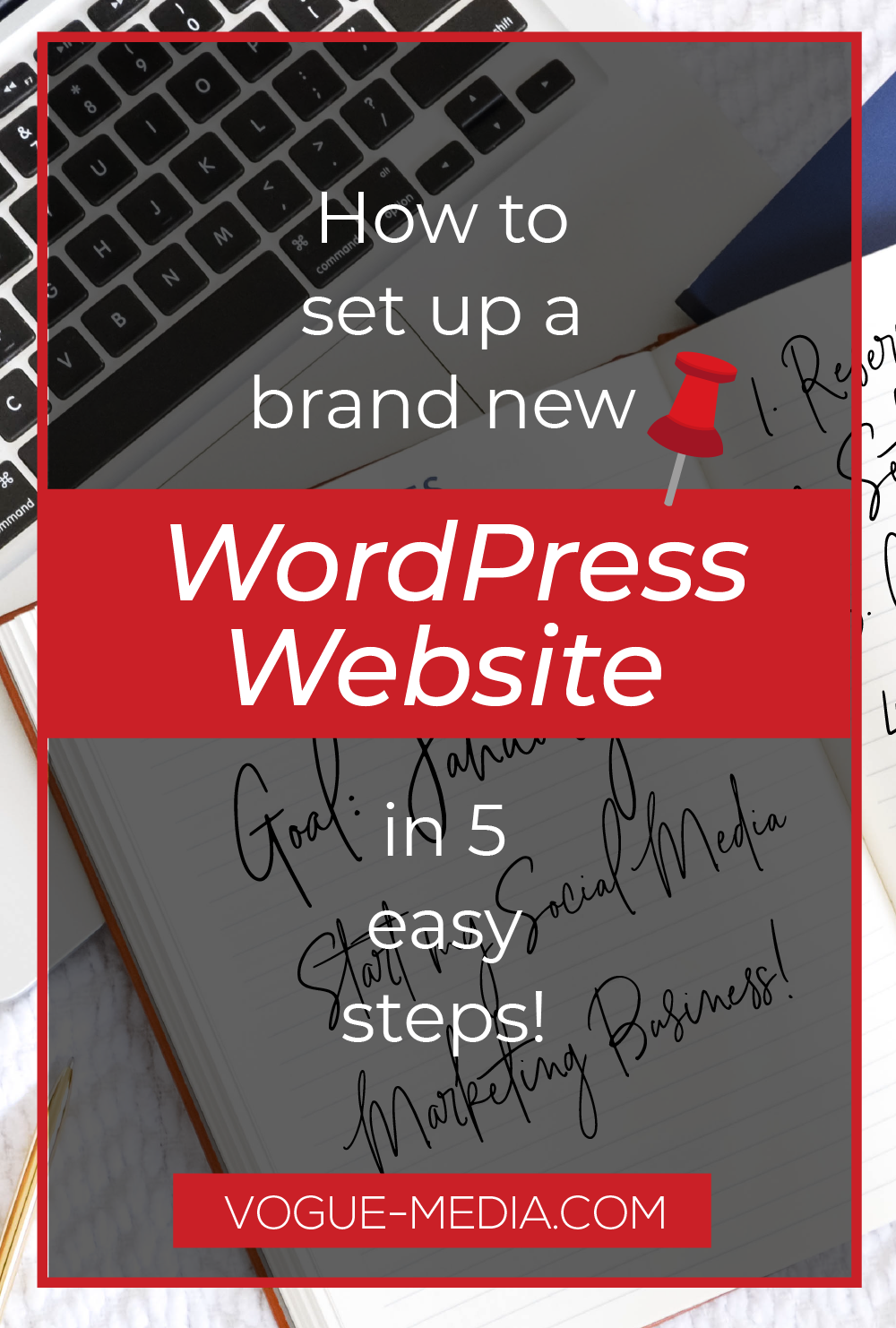 how to set up a new wordpress website step by step